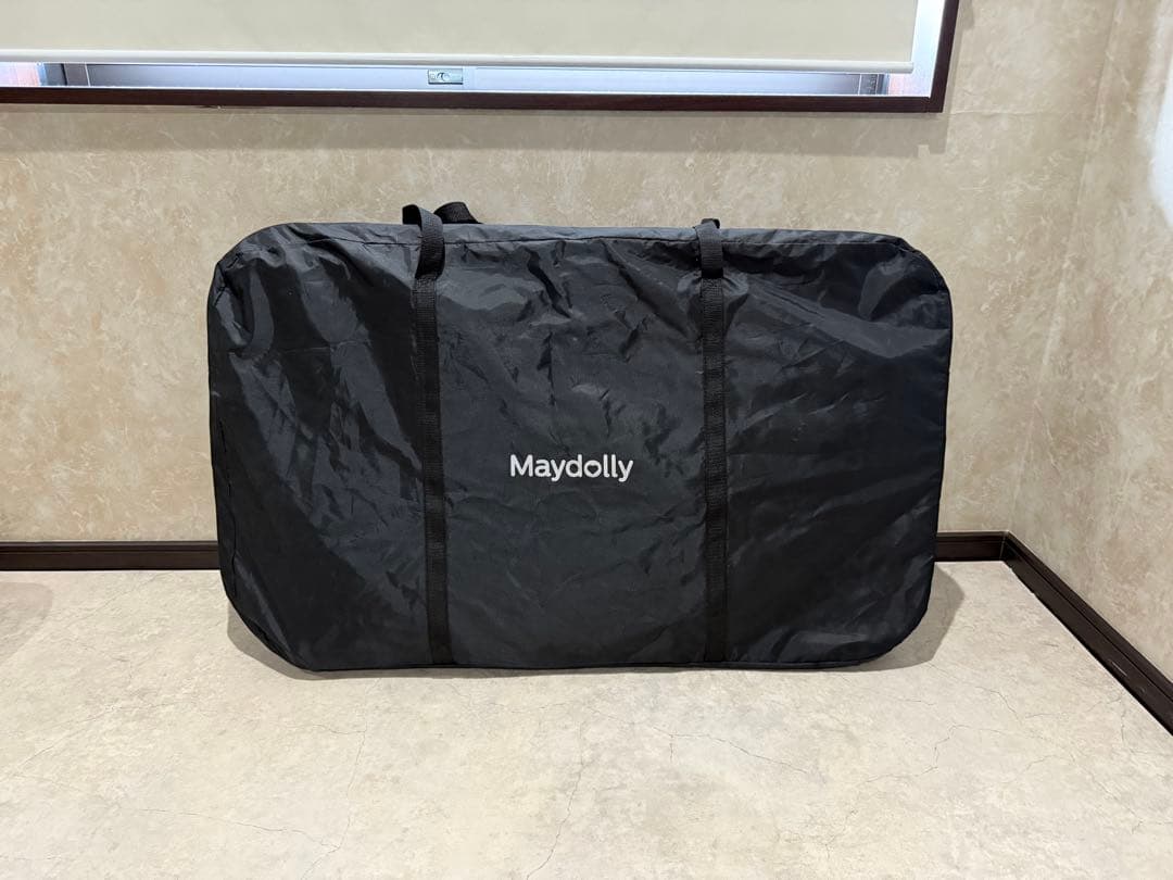 Maydolly 折りたたみ式ベビーベッド ネイビー