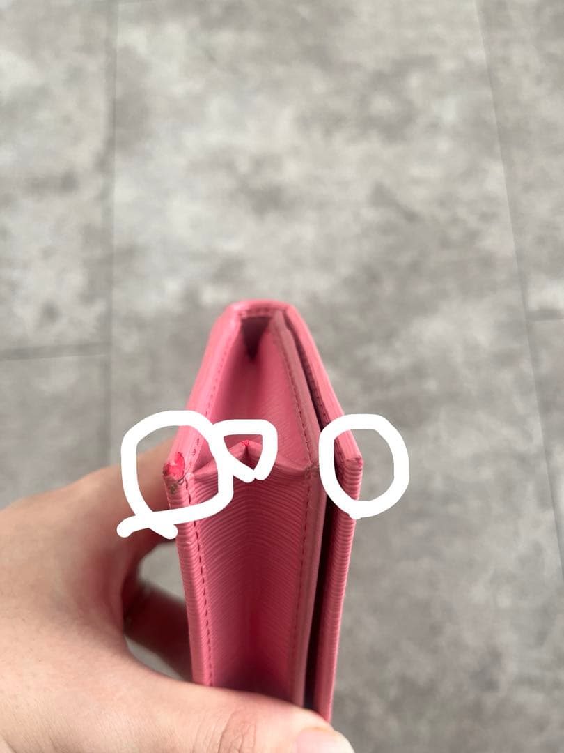 【美品】PRADA/プラダ/名刺入れ/ピンク/レディース/サフィアーノ