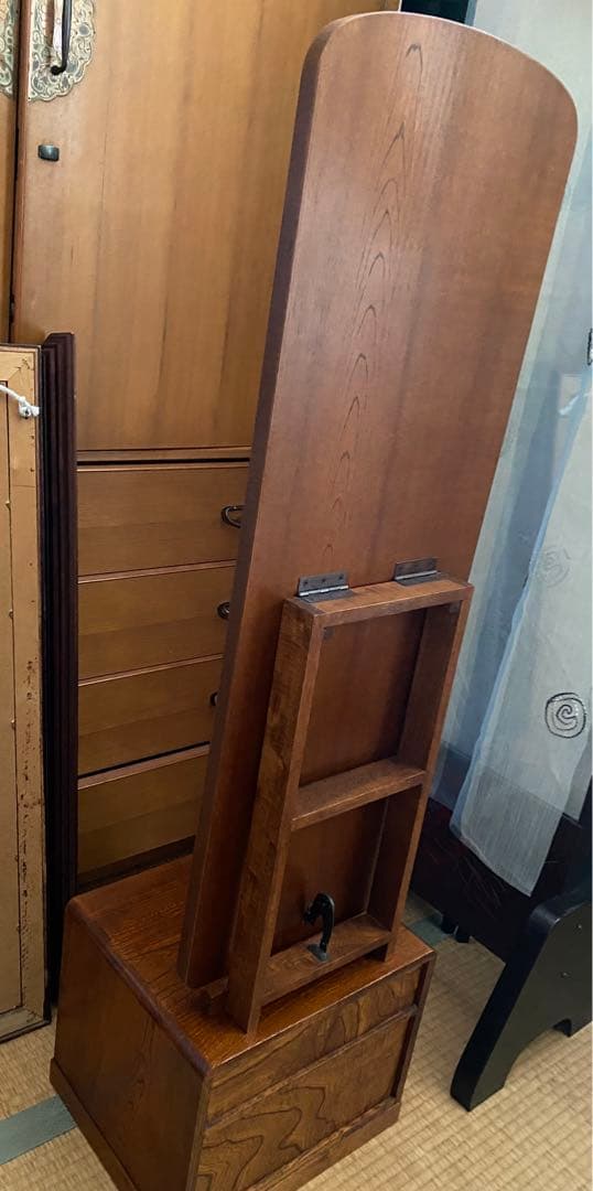 欅ケヤキ　姿鏡台