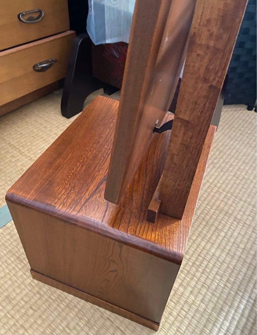 欅ケヤキ　姿鏡台