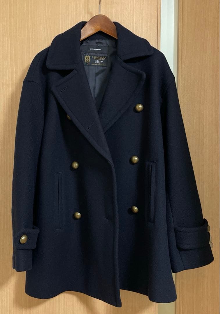 ジャーナルスタンダード 定価38,500円MANTECO ダブルクロスPコート
