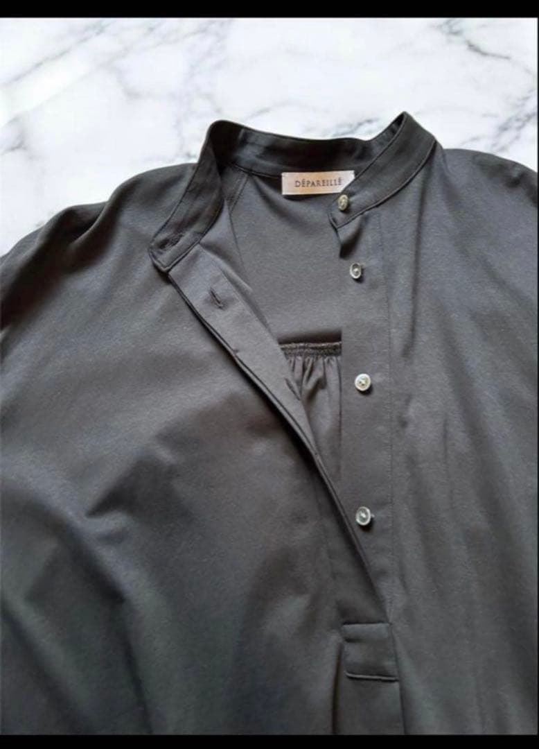 DEPAREILLE デパリエ ブラウス　ブラック　38