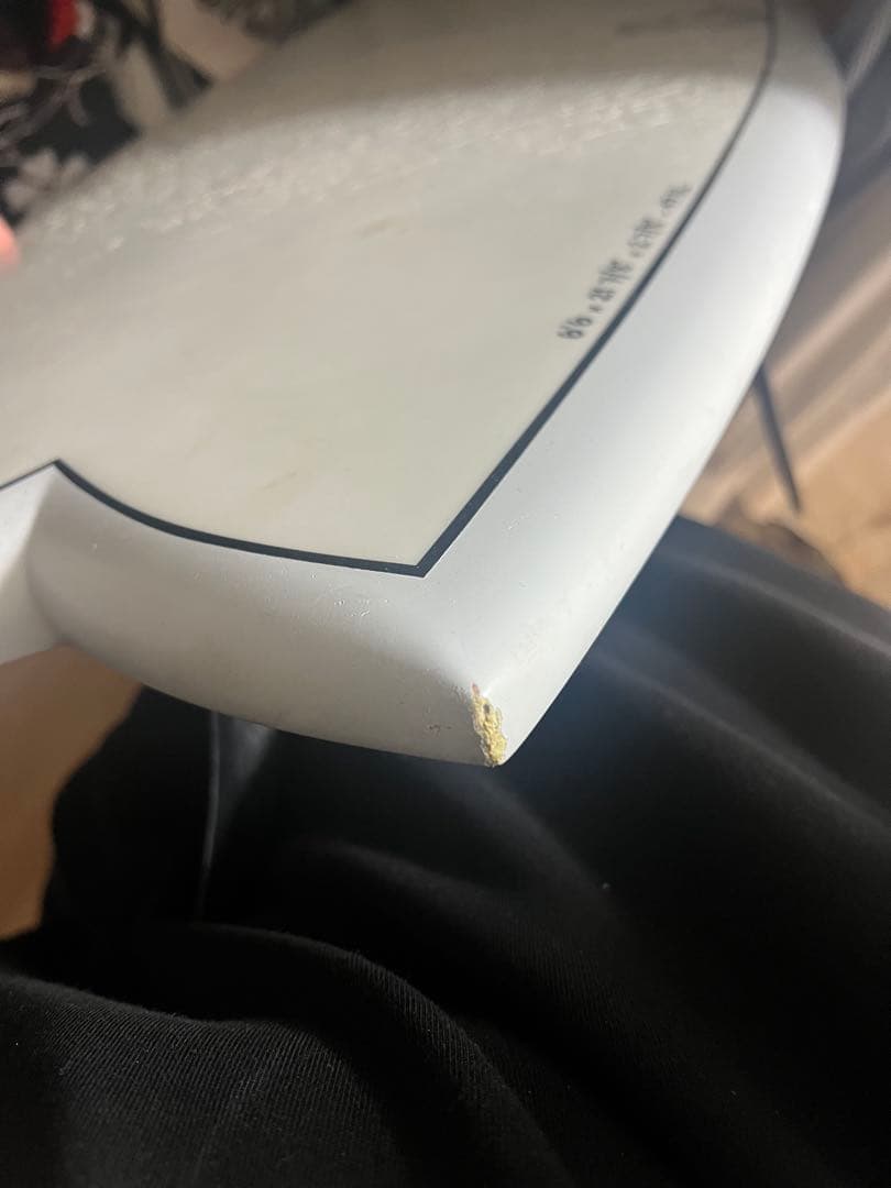 池上豊アルメリック　ファンボード 6'6\" リーシュ、フィン付き