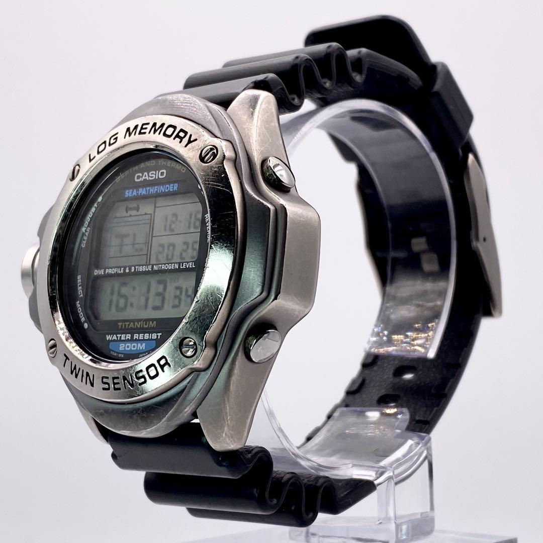 新品電池交換✨稼働 CASIO 潜水王 シーパスファインダー SPF-100SJ