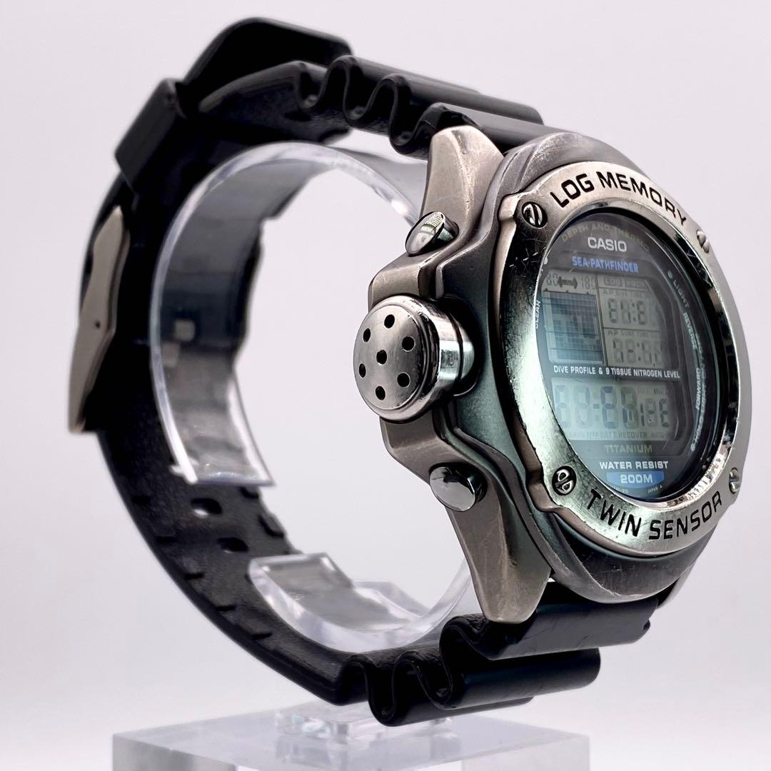 新品電池交換✨稼働 CASIO 潜水王 シーパスファインダー SPF-100SJ