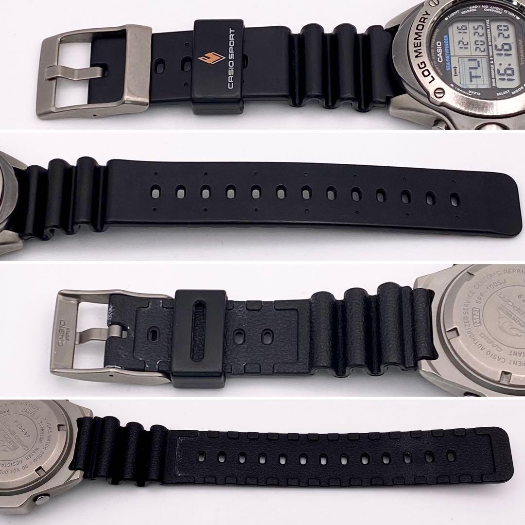 新品電池交換✨稼働 CASIO 潜水王 シーパスファインダー SPF-100SJ