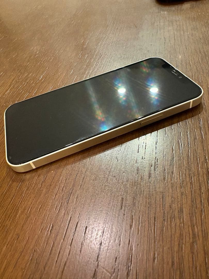 【極美品】iPhone12 64GB ホワイト SIMフリー バッテリー100%