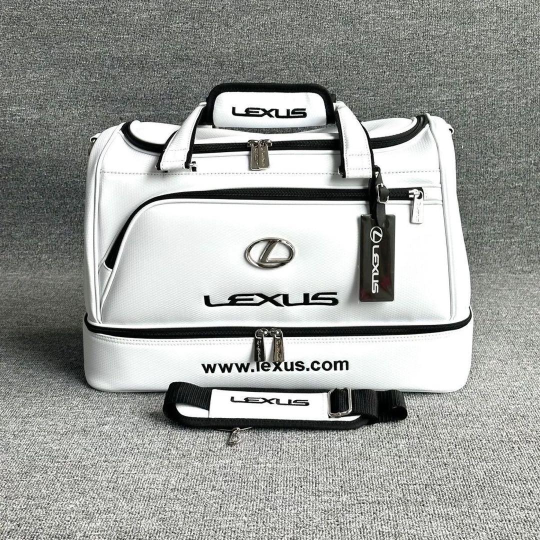 【非売品】LEXUS ゴルフバッグ ボストンバッグ ホワイト