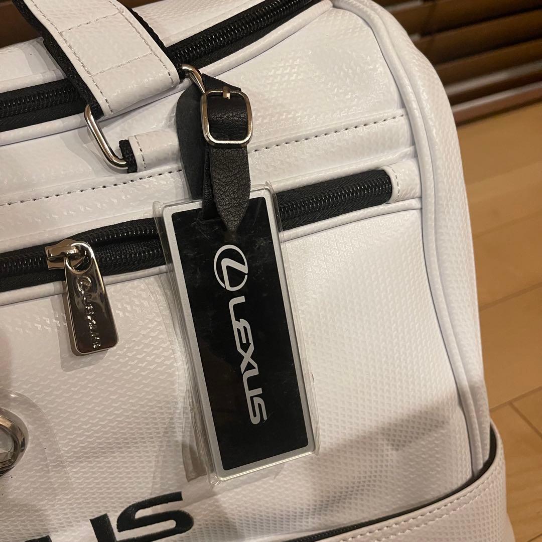 【非売品】LEXUS ゴルフバッグ ボストンバッグ ホワイト