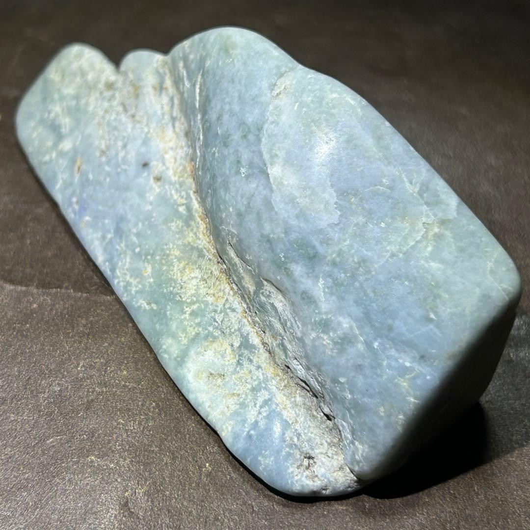 ☆別格高級品質！日本聖石④！希少！糸魚川翡翠　ブルー　翡翠　ジェダイト　原石