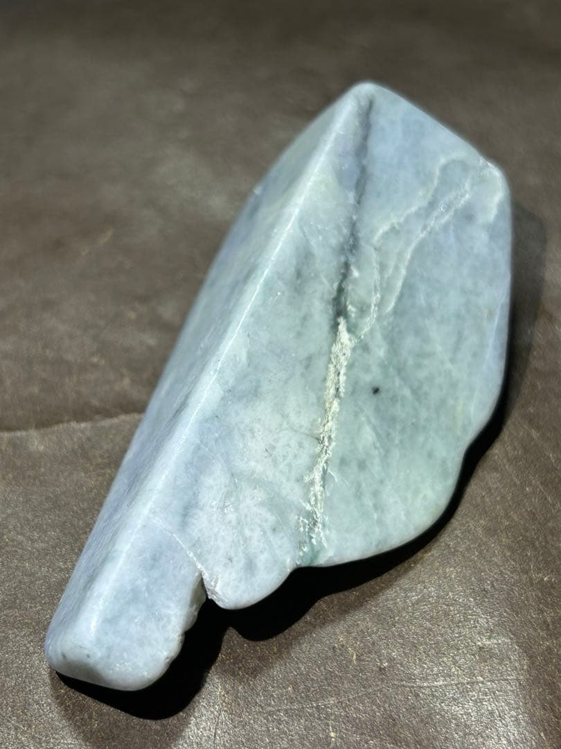 ☆別格高級品質！日本聖石④！希少！糸魚川翡翠　ブルー　翡翠　ジェダイト　原石