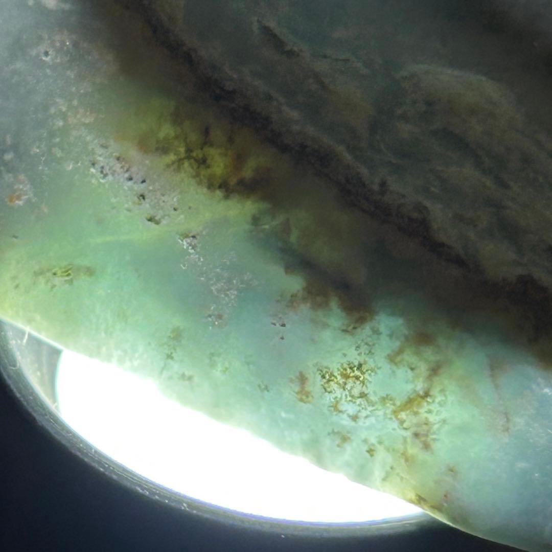 ☆別格高級品質！日本聖石④！希少！糸魚川翡翠　ブルー　翡翠　ジェダイト　原石