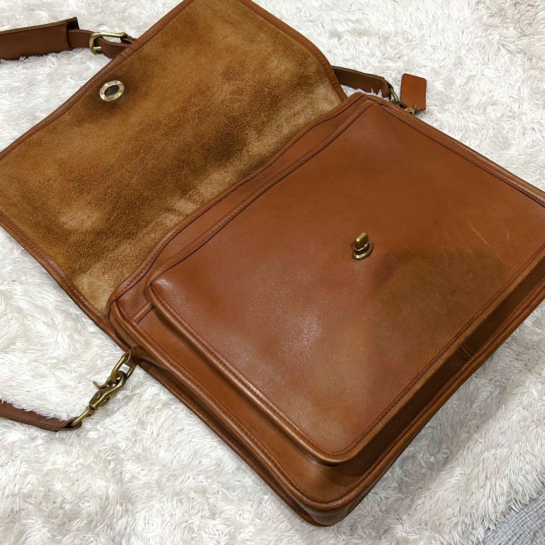 美品 コーチ COACH オールドコーチ ターンロック ビジネスバッグ USA製