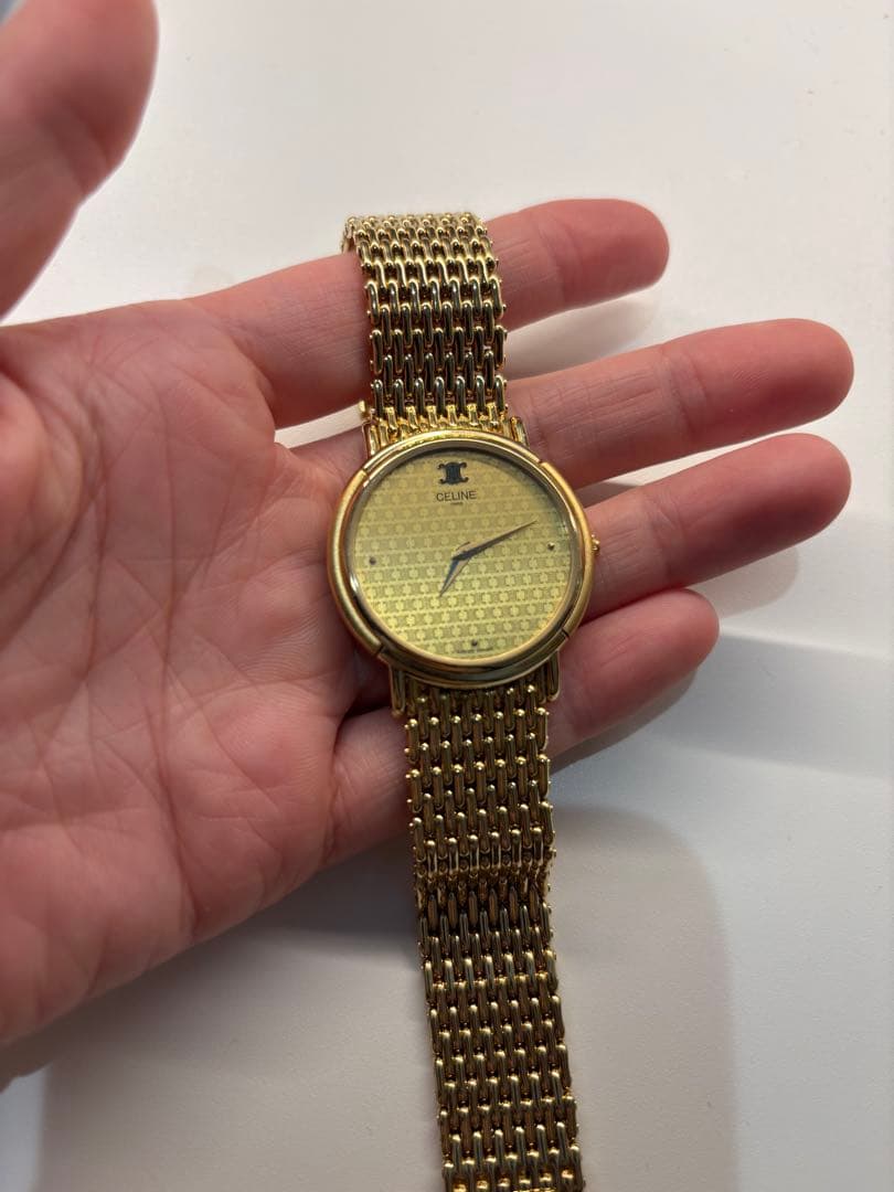 CELINE セリーヌ ヴィンテージ 腕時計 稼働品 正規品