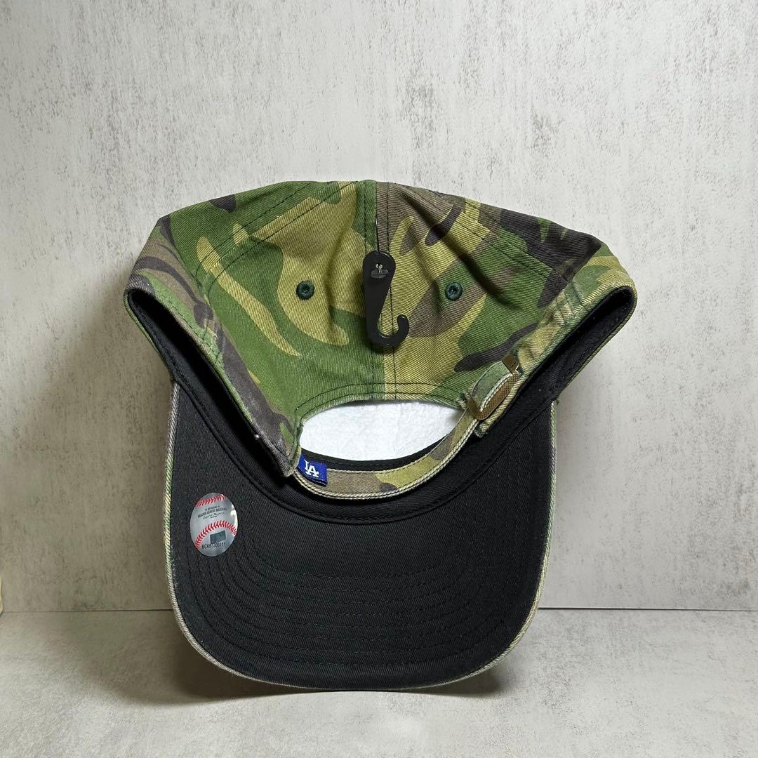 海外限定 47brand ドジャース カモ 迷彩 aespa ジゼル キャップ⑦