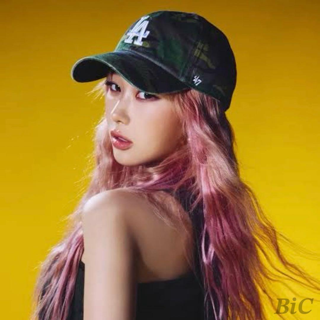 海外限定 47brand ドジャース カモ 迷彩 aespa ジゼル キャップ⑦