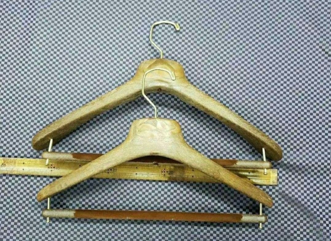 専用　43㎝ 7本set 樹脂ハンガー 茶 マイネッティ サルトリアーレ 新品