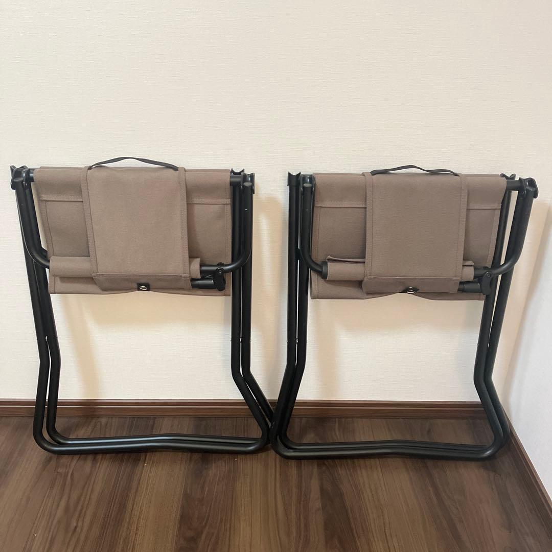 スノーピーク FDチェアワイド グレー 二脚 取扱説明書付き　匿名配送