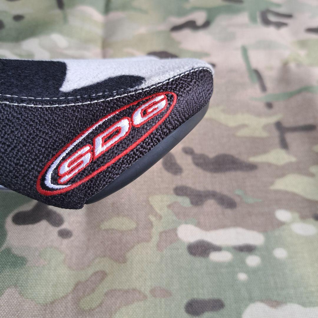 SDG サドル　牛柄　ブルーラグ