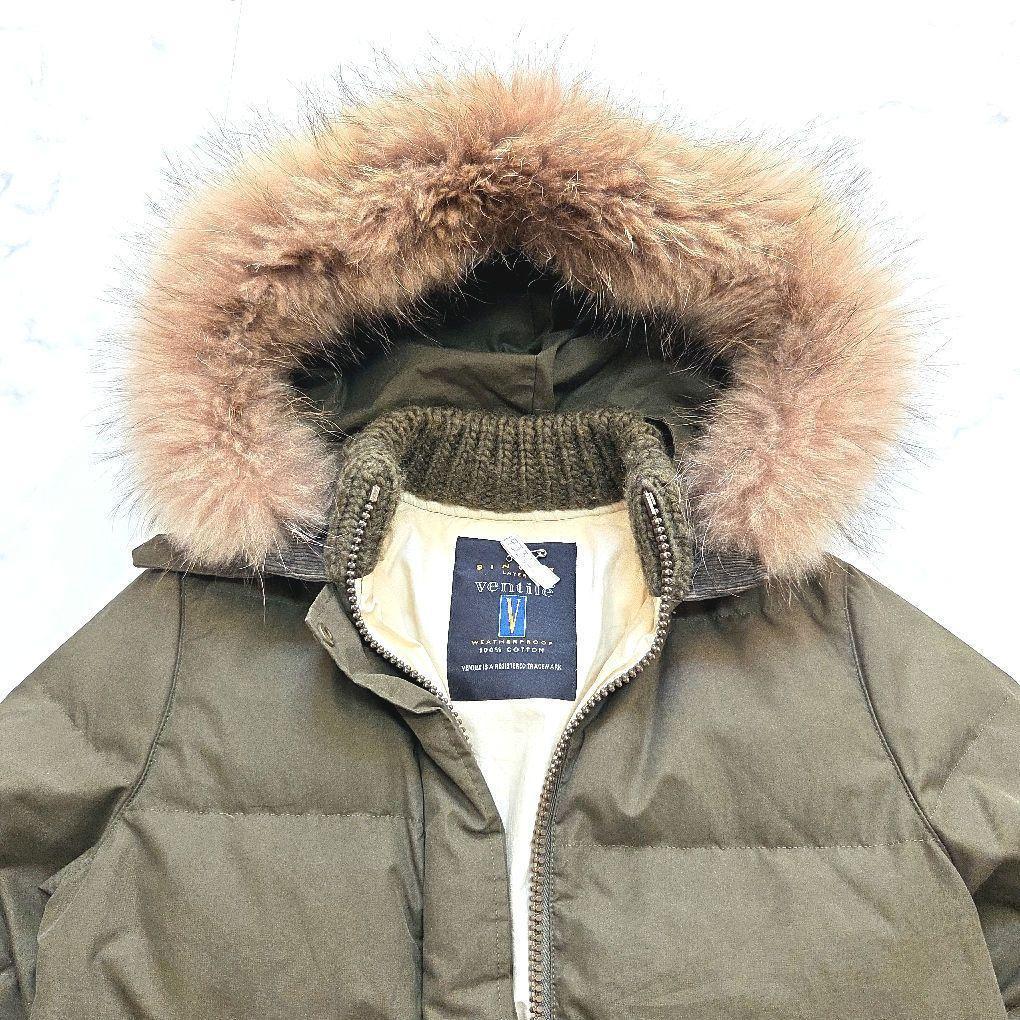 高級素材✨ベンタイル ドレステリア ダウンコート M riri ファー付 ロング