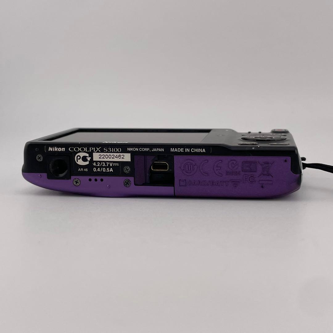 実写美⭕️【動作確認済】Nikon COOLPIX S3100 デジカメ