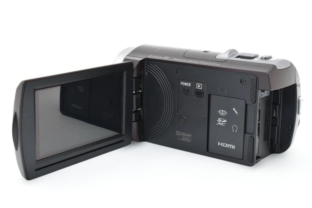 ☆極美品　ソニー　ビデオカメラ　HDR-CX430　新品バッテリー付　＃639★