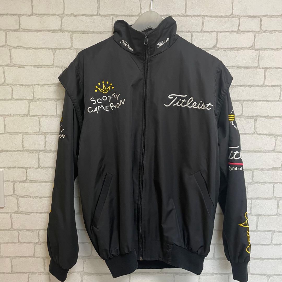 タイトリスト　スコッティキャメロン　ブルゾン　ジャケット　黒Lサイズ　ゴルフ