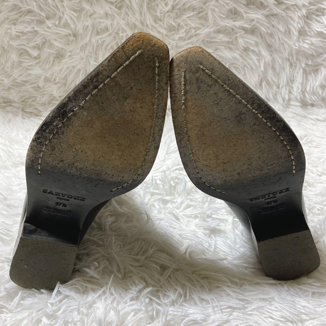 良品⭐️ SARTORE サルトル　サイドゴア　ブーツ　レザー　袋付　37 1/2