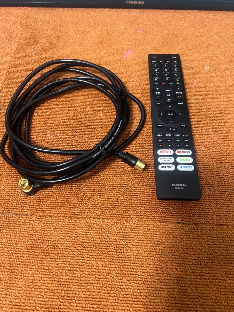 ハイセンス 43V型 テレビ 4Kチューナー内蔵 2020年製 動画アプリ