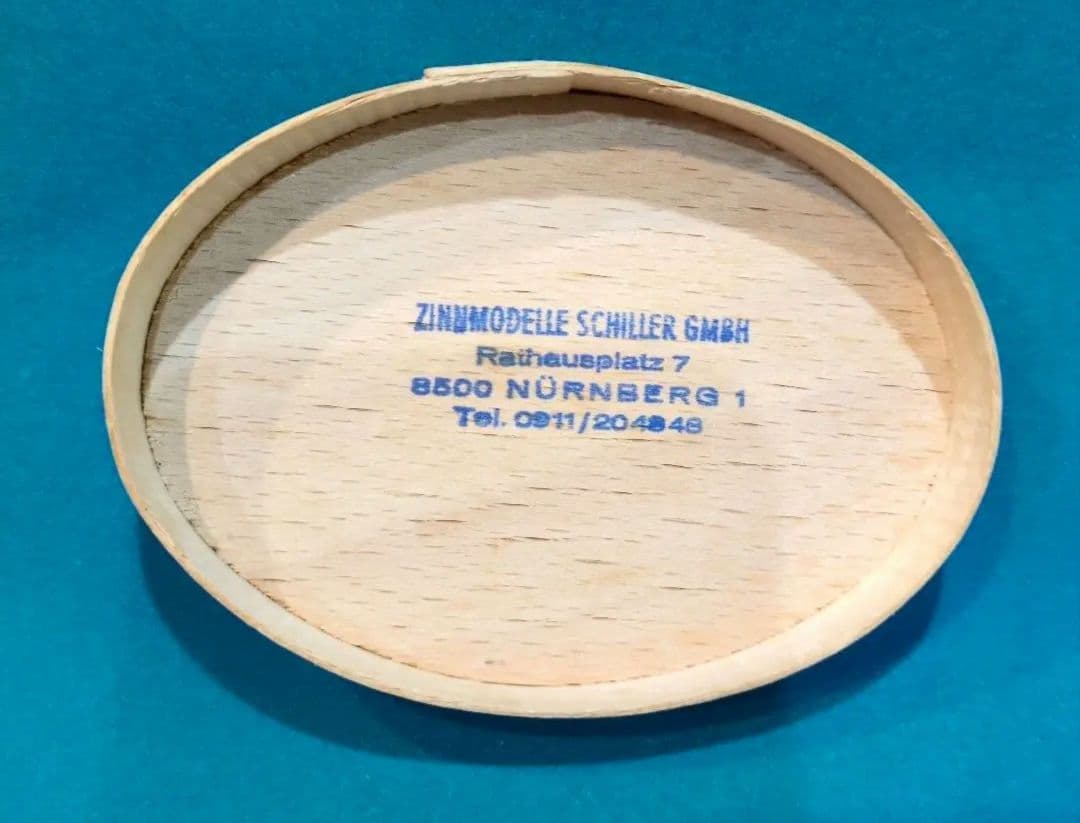 希少 ドイツ製 ビンテージ 錫製 フギュア 手彩色 ８体 セット シラ一社