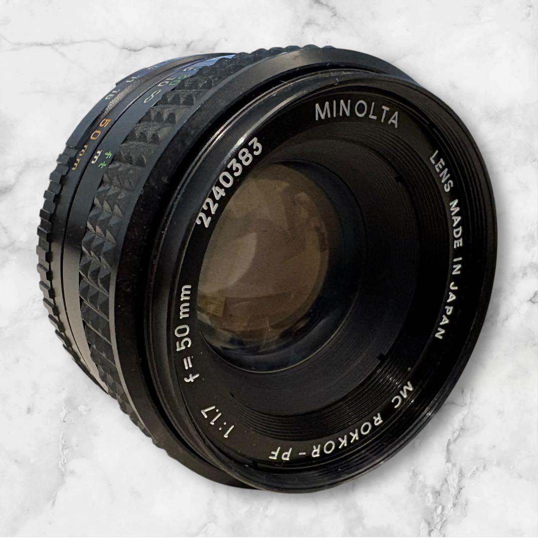 極美品ミノルタ SRT SUPER/MC ROKKOR-PF 50mm 1.7