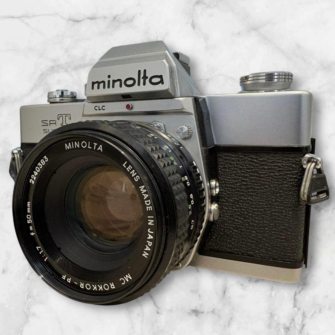 極美品ミノルタ SRT SUPER/MC ROKKOR-PF 50mm 1.7