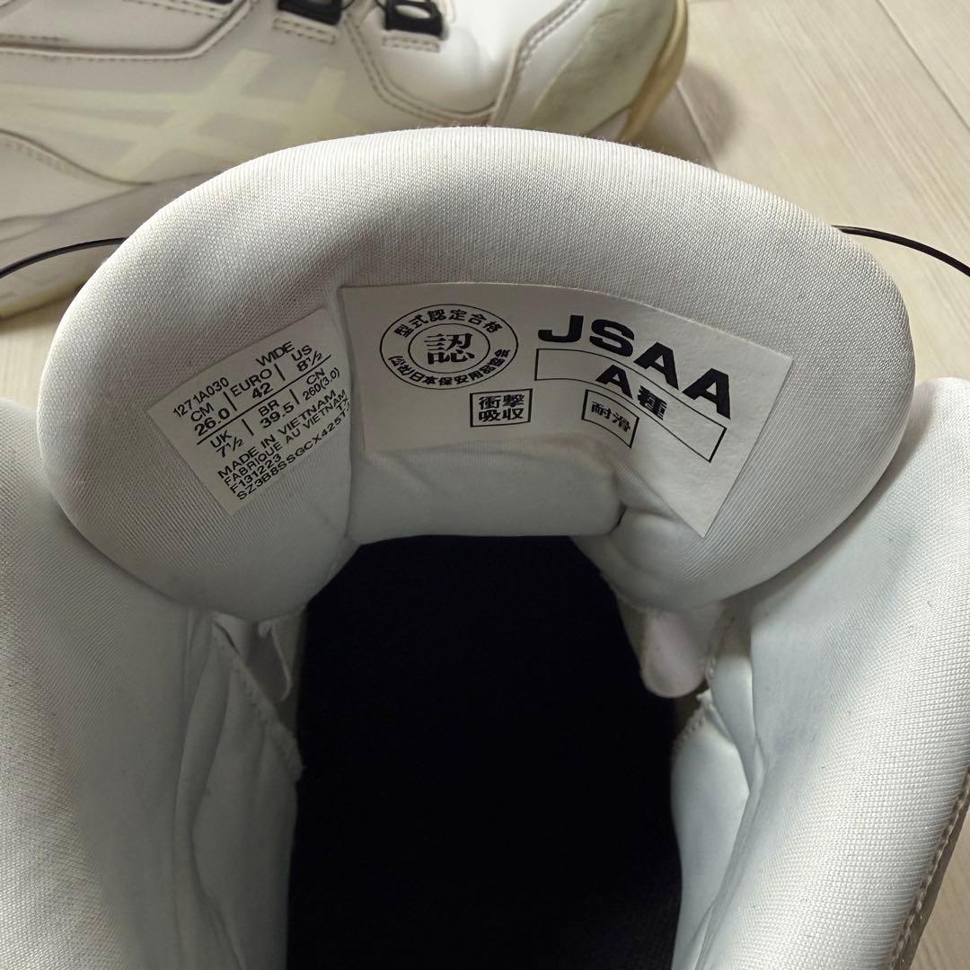 アシックス　安全靴　ウィンジョブ® CP304 BOA® 3E相当　26.0cm