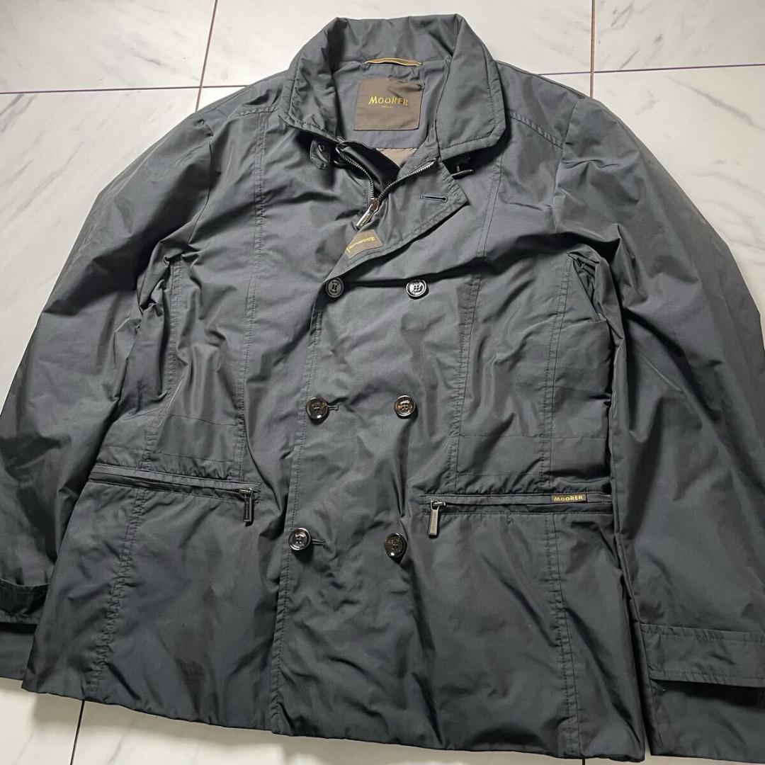 MOORER NABUCCO ナイロンジャケット 春アウター ブラック 50