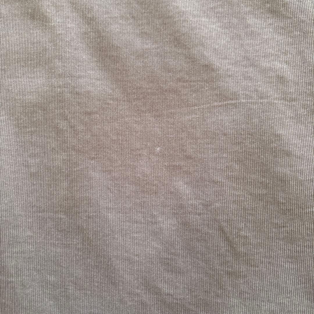 HUIS ハウス 遠州織物 みじんコール ロング シャツ グレー ゆったり