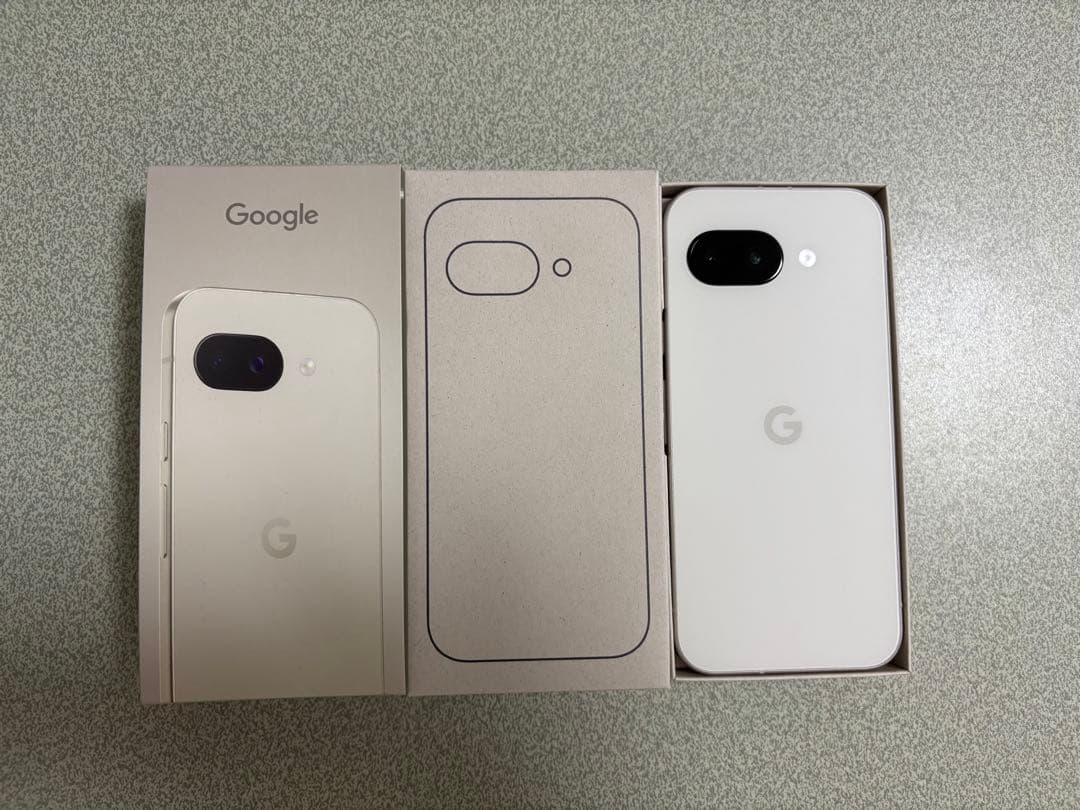 Google Pixel9a ホワイト（Porcelain）
