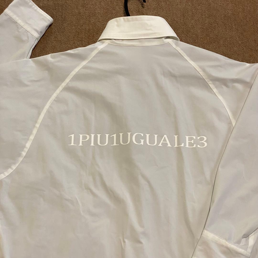 1PU1UGUALE3 ストレッチスタンドジャケット ホワイト