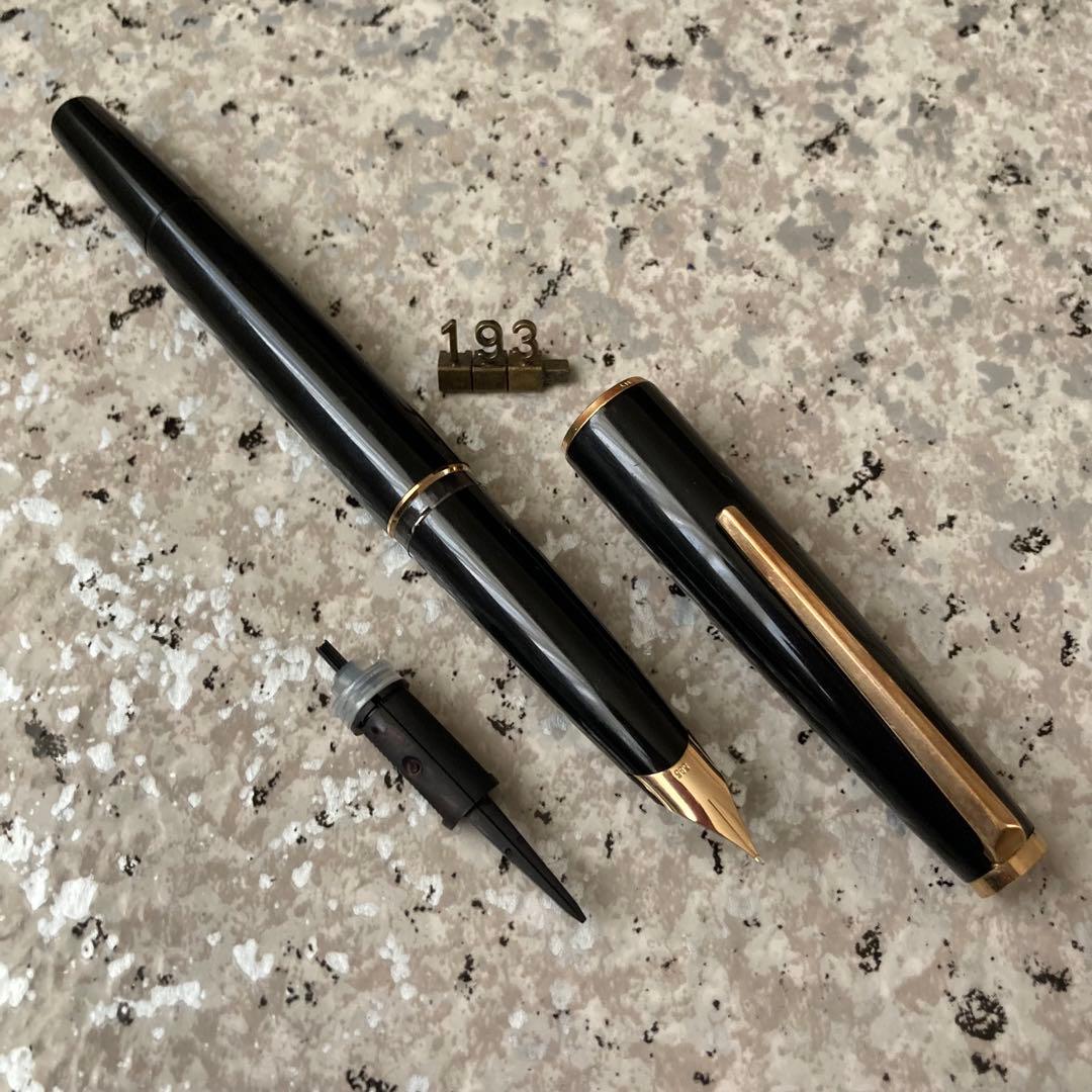 #193 オーバーホール済み 万年筆 モンブラン MONTBLANC 14k