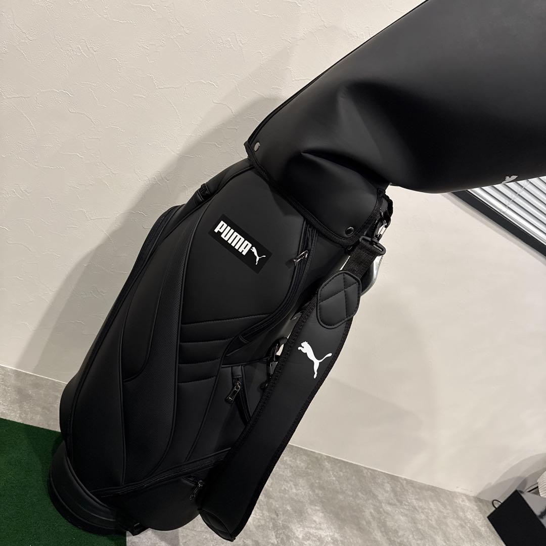 PUMA キャディバック 黒 マットブラック 美品
