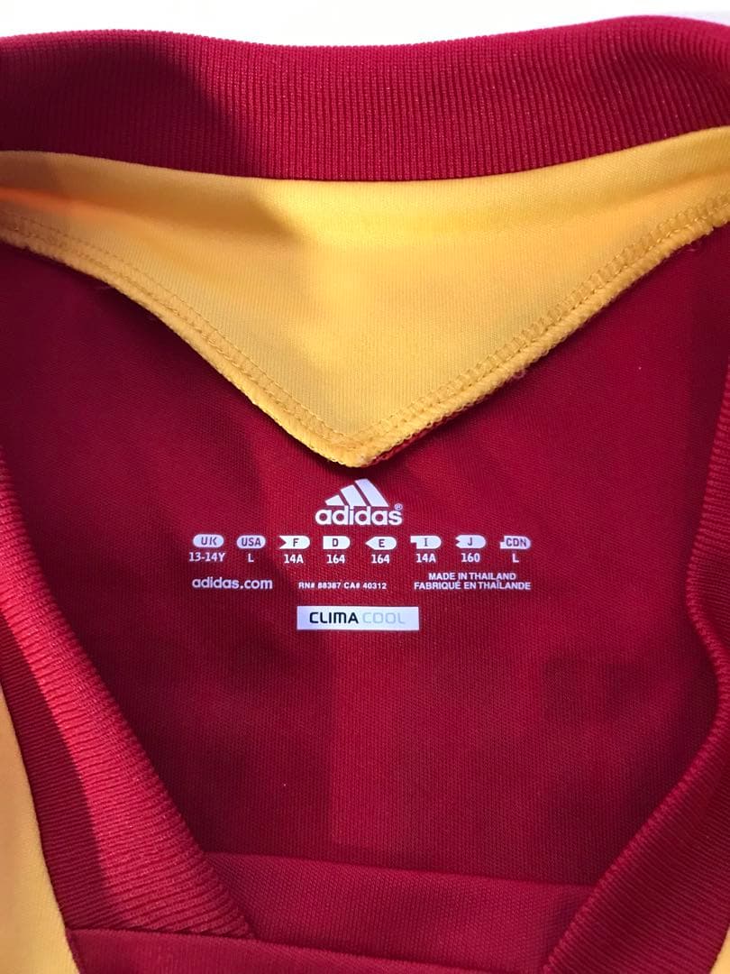 正規品adidas スペイン代表「7」ダビド・ビジャ 半袖 160 ユニフォーム