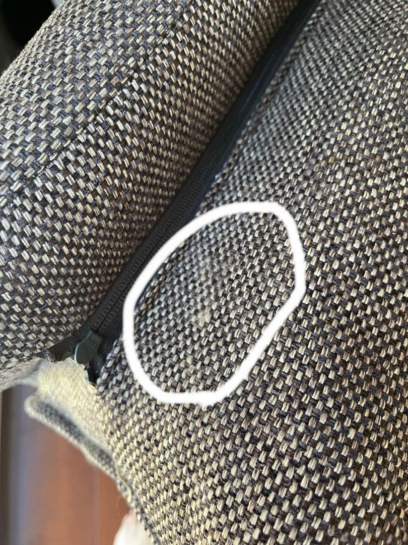 無印　ハイバックリクライニングソファ1シーター　ブラウン