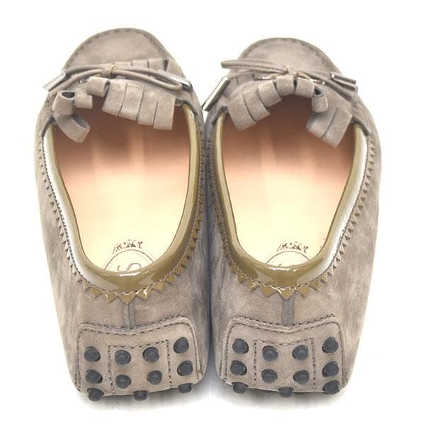 ほぼ新品❤️トッズ リボンフラットシューズ 37.5(約24.5cm)21540→