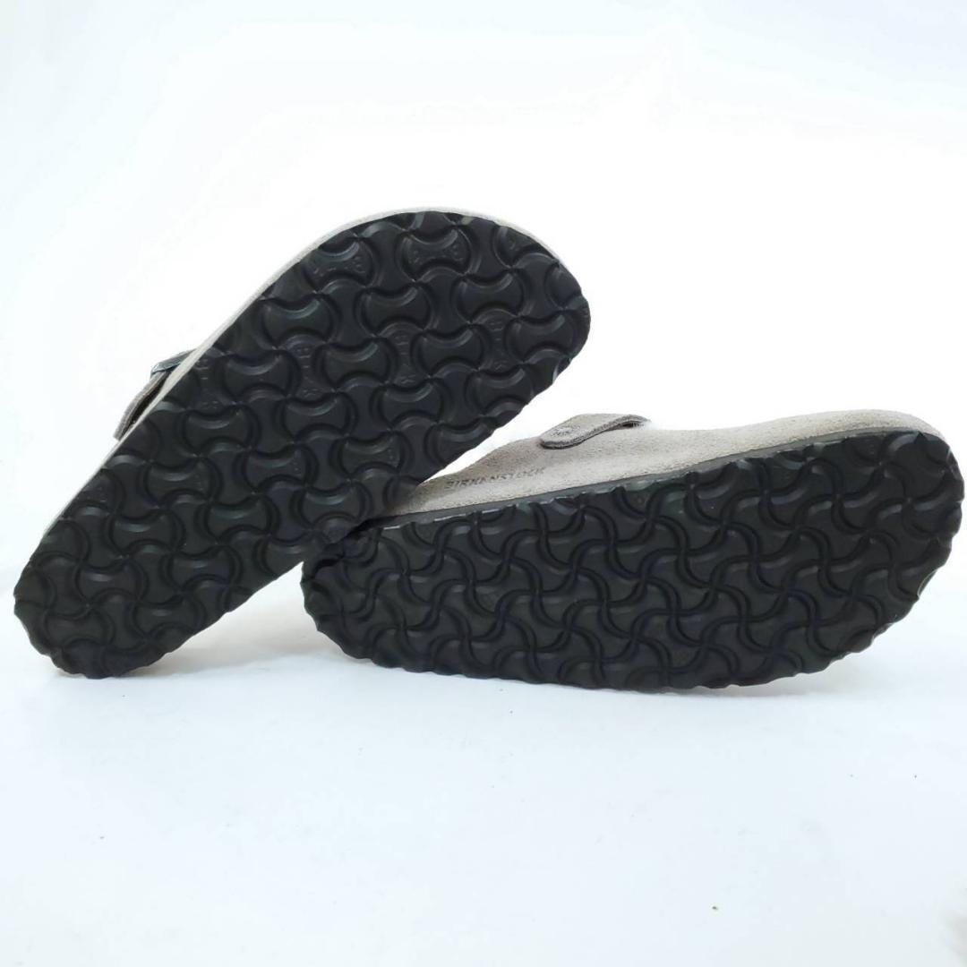 新品　ビルケンシュトック　ボストン　シアリング　内ボア　ムートン　グレー