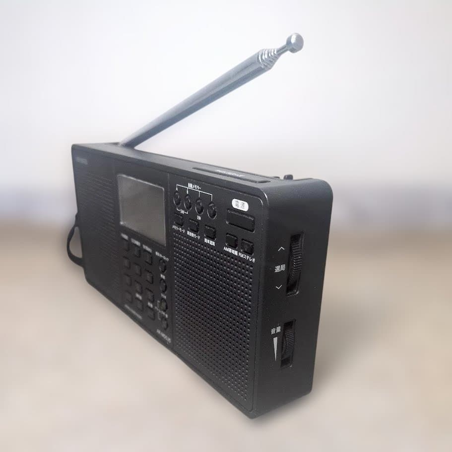 アイワ ワールドバンドラジオ パールブラック AR-MDS25