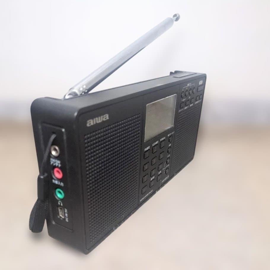 アイワ ワールドバンドラジオ パールブラック AR-MDS25