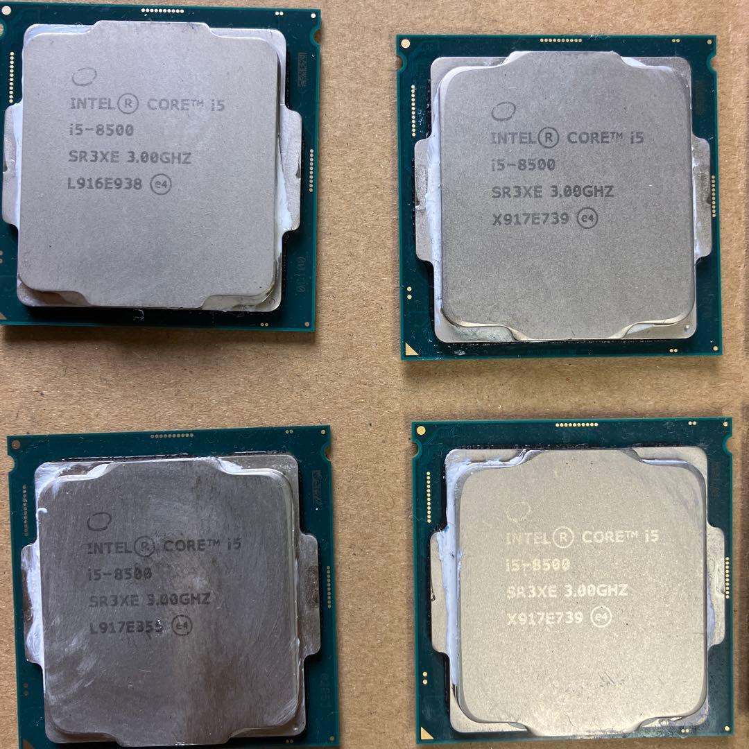 CPU I5 8500 12枚　9500 1枚