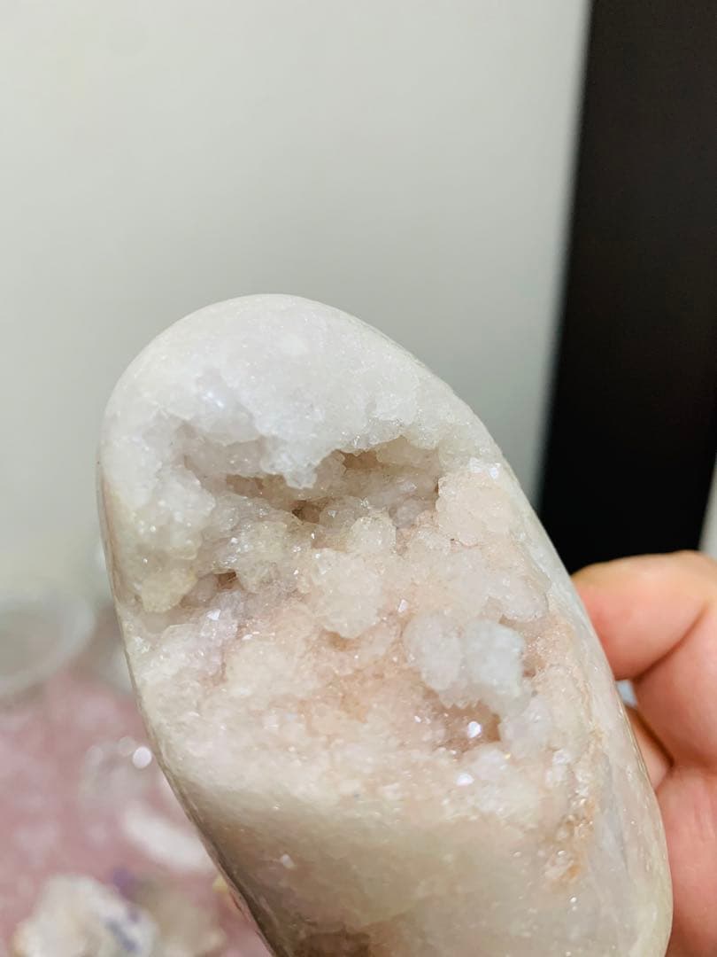 ⭐︎天然石⭐︎レア⭐︎ブラジル産⭐︎ドゥルージー⭐︎ピンクアメジスト⭐︎