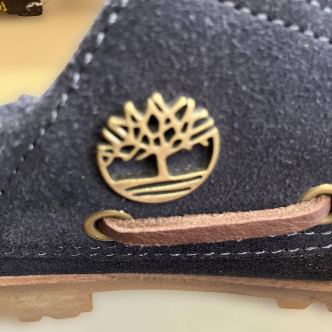 ティンバーランド　デッキシューズ　モカシン　ネイビー　スエード　9W