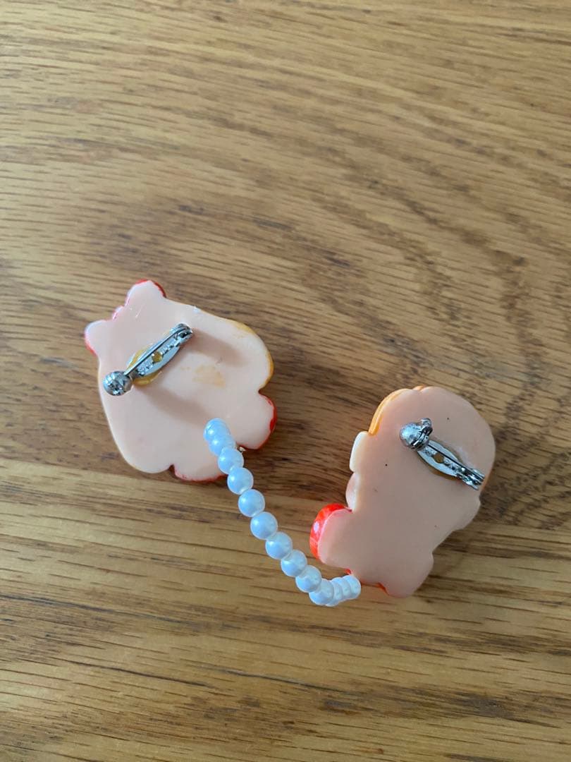 weekends 女の子と男の子　ブローチ