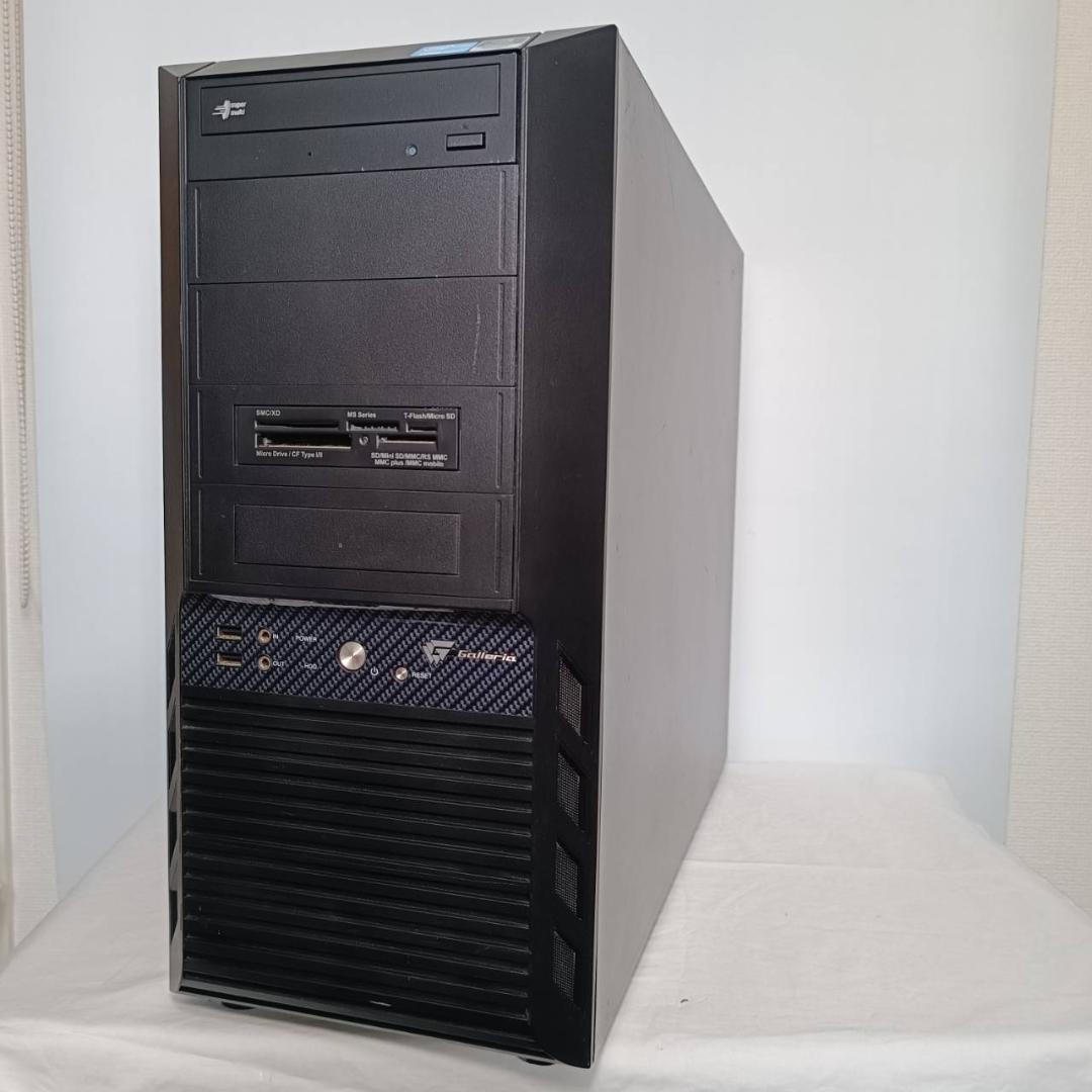 【激安ゲーミングPCフルセット】i7 快適動作！MS Office搭載 ガレリア